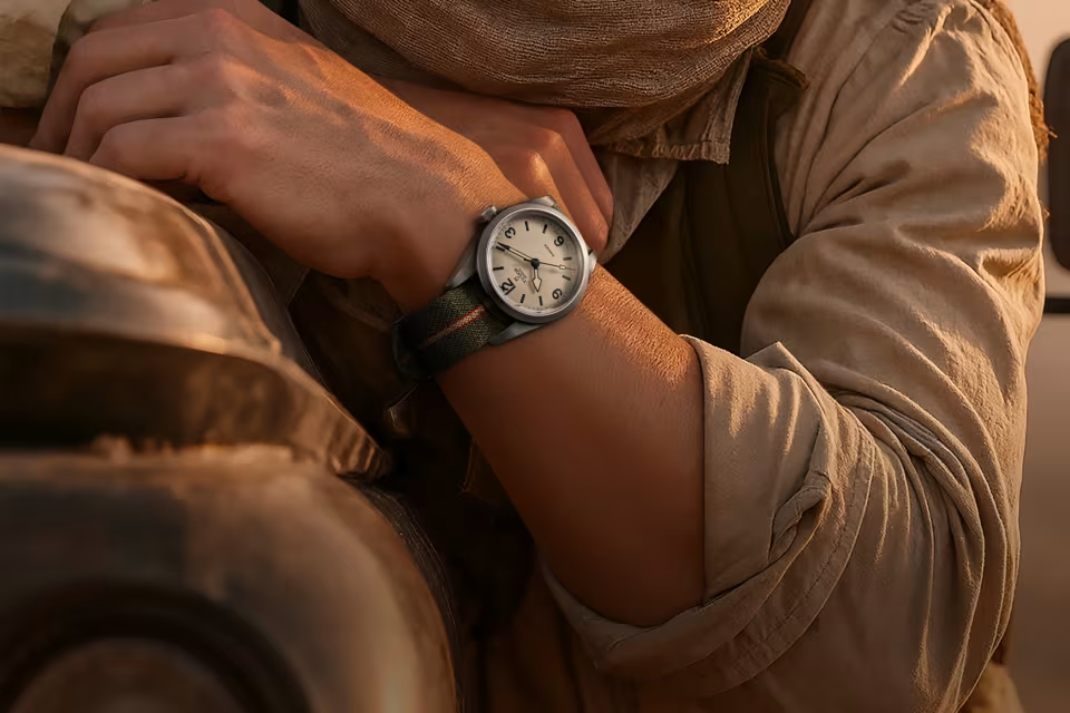 Orologio Tudor indossato in un contesto sportivo
